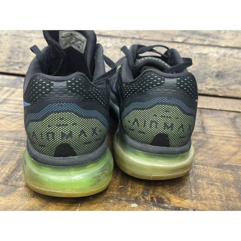 Nike Air Max 2014 Men's‎ Size 11 Photo Blue Black Green Running Shoes Sneakers